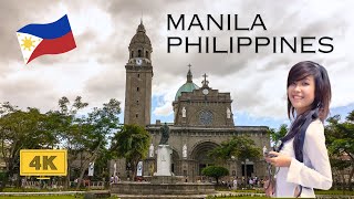 4K Walking Tour Philippines Intramuros and Fort Santiago, Manila | 4K Walking Tour Vlog First Person