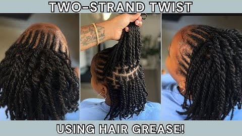 Two-Strand Twist! On my daughter’s Natural Hair! Using hair grease!protective hairstyles| Mini twist