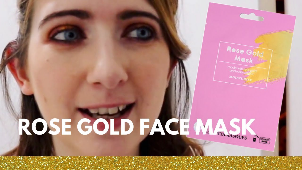 Rose Gold Face Mask With Real Gold?...... YouTube