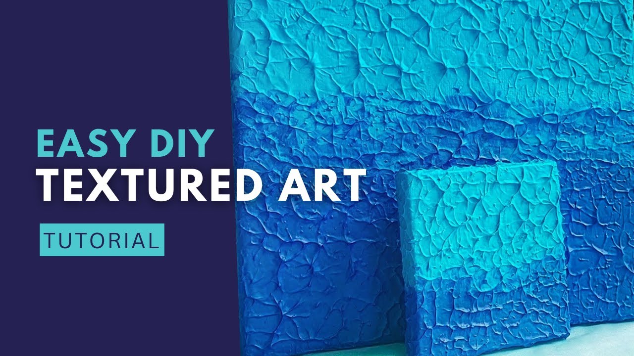 Easy DIY Acrylic Painting Technique for Creating Stunning Textures 🏡 ...