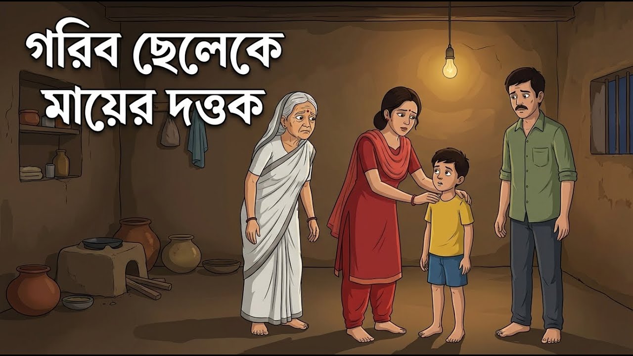 আশ্রয় । Dottok | বাংলা কার্টুন । ঠাকুমার ঝুলি । বাস্তব গল্প | Papiya  | Ankita | Dipam |