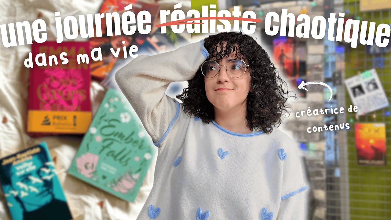 ma journée RÉALISTE 👩‍💻📖 de créatrice de contenus littéraire 📚 vlog 24h dans ma vie