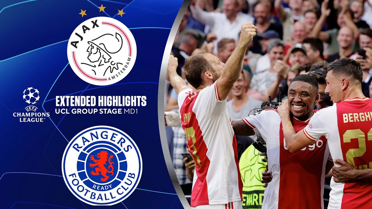 Ajax Vs Rangers Extended Highlights UCL Group Stage MD 1 CBS Ajax Vs Rangers Extended Highlights UCL Group Stage MD 1 CBS