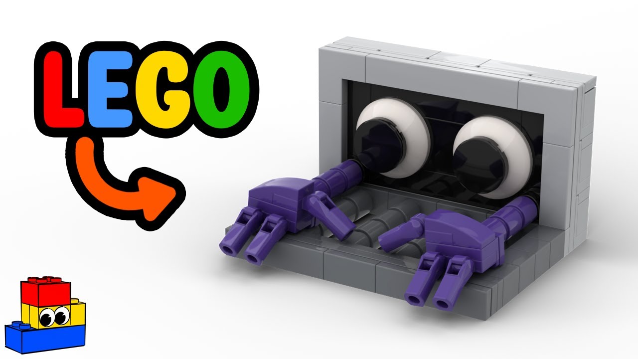 Roblox + LEGO] How to make more Rainbow Friends LEGO minifigs: Pink,  Purple, Yellow, and Black 