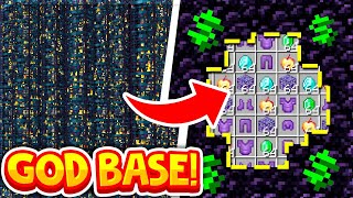 SOLO BUILDING *GOD* MINECRAFT FACTIONS BASE..! (OP)
