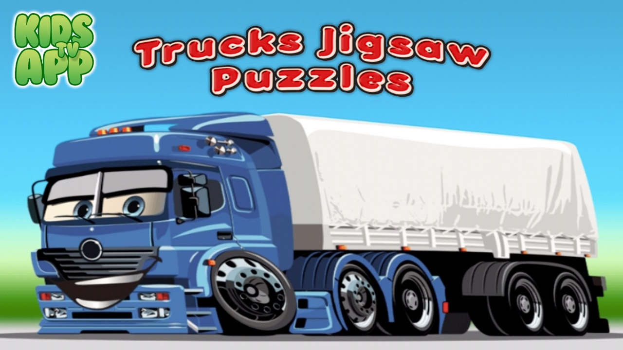 Trucks Jigsaw Puzzles Kids Trucks Cartoon Puzzles Best App For Kids