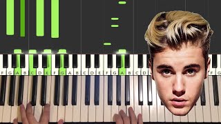 Justin Bieber Yummy Piano Tutorial Lesson