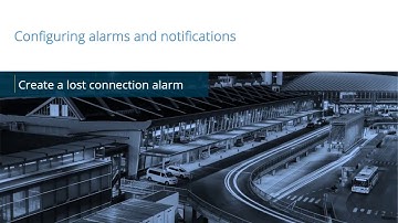 XProtect Alarms: Create an alarm for a lost connection