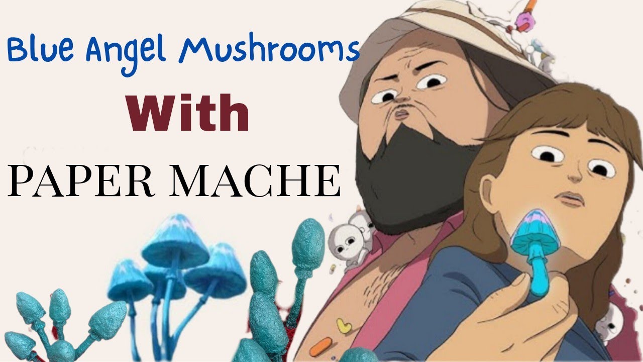 Bringing Blue Angel Mushrooms To Life Inspired By Common Side bringing-blue-angel-mushrooms-to-life-inspired-by-common-side