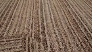 Rug &amp; Kilim’s Modern Rez Flatweave Kilim in Brown Textural Stripes -36190