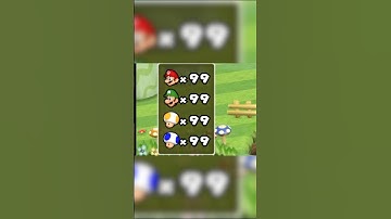 What happens if EVERYONE gets MAX lives #mariobros #secret #shorts