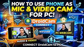 How to Connect DroidCam to PC: Use Phone as Mic and Video Camera ( full step by step guide) screenshot 4