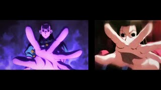 Gittarackur/Illumi vs Killua [11 & 99] Side by Side