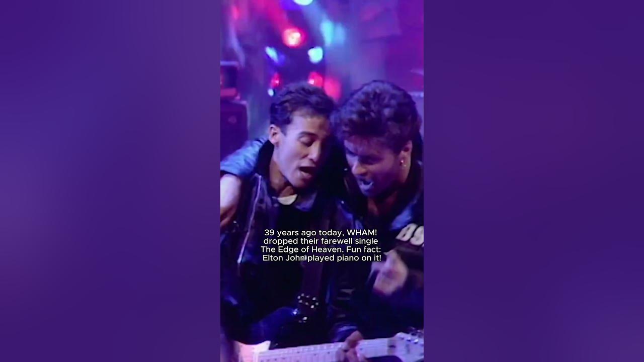 On this day WHAM! released their anthem The Edge of Heaven' their last official UK single release 💔