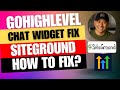 How to fix Broken GoHighLevel Chat Widget? | Smart Website | Local Small Business Phoenix AZ