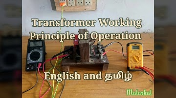 Transformer Working Principle of Operation in English and Tamil Full HD Videos