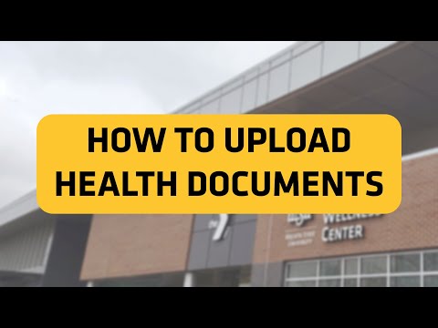 How to Upload Health Documents