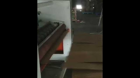 auto corrugated sheet slitter with stacker Whatsapp/wechat:+8618553289253