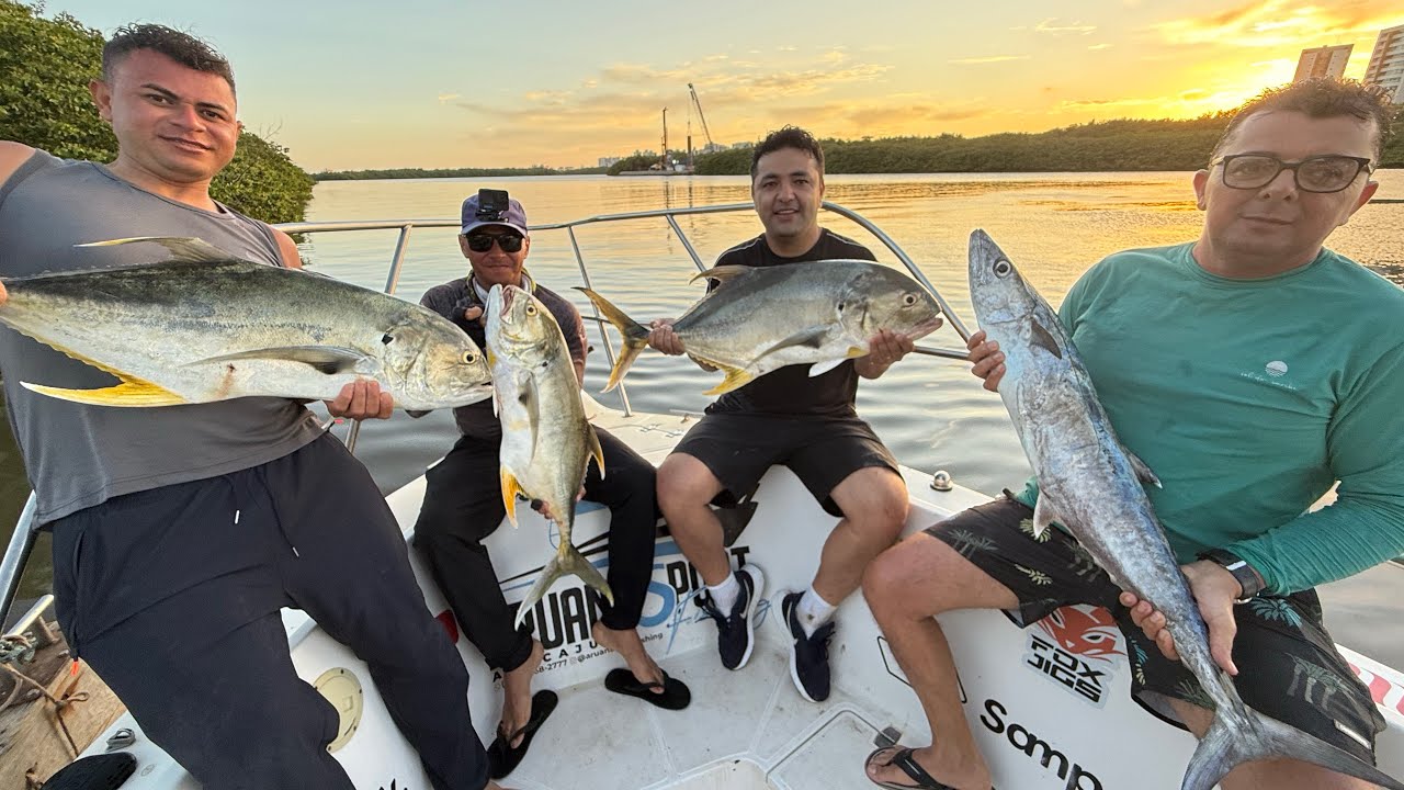 ERA A EQUIPE PÉ DE GELO, AGORA É A EQUIPE PÉ QUENTE, ARUANA SPORT FISHING REALIZANDO SONHOS 🙏🏻