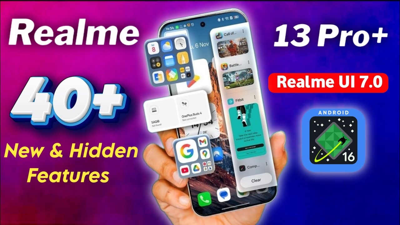 Realme 13 Pro+ Realme UI 7.0 Update 🔥 Android 16 | 40+ New & Hidden Features