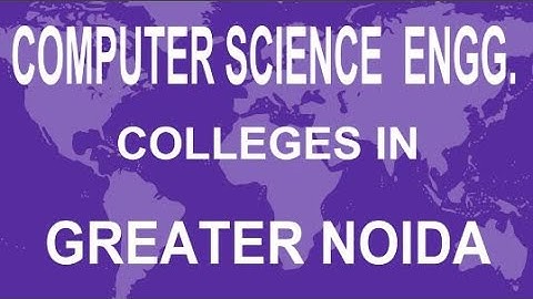 Computer Science Engineering Colleges in Greater Noida