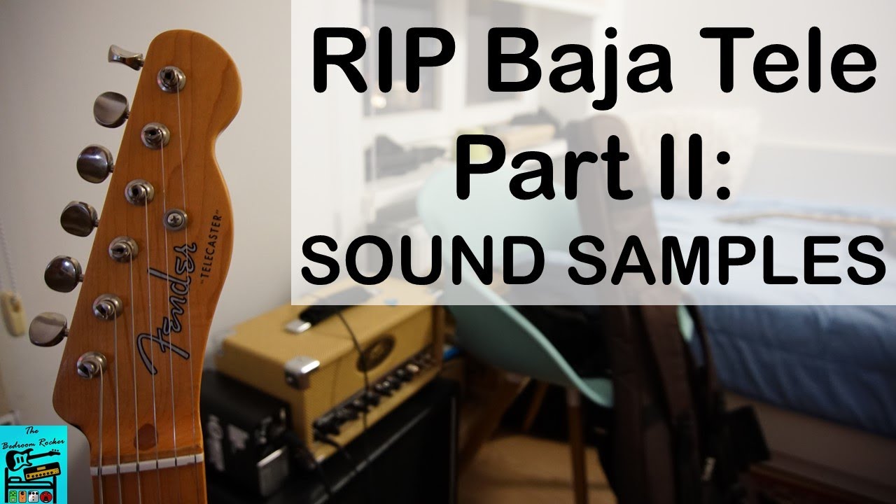 Fender Baja Telecaster review - discontinued over Vintera Modified -  PART 2: Sound Samples