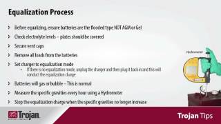 Trojan Tips 5  Equalization is Key to Extending Battery Life