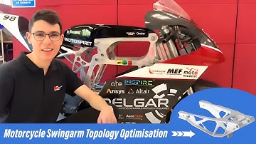 Swingarm Topology Optimization with Altair Inspire | Electric motorcycle 🏍️⚡