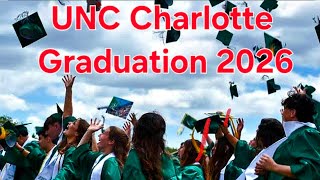 || Dear Graduates you made it || #UNC #Graduation2026 #happiness #congrats @unccharlotteofficial