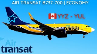 TRIP REPORT | Air Transat 737-700 | Toronto (YYZ) to Montreal (YUL) | Economy