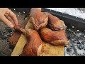 Как закоптить куриные окорочка