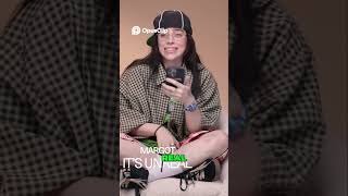 Margot Robbie reaction to Billie Eilish Album Net Worth