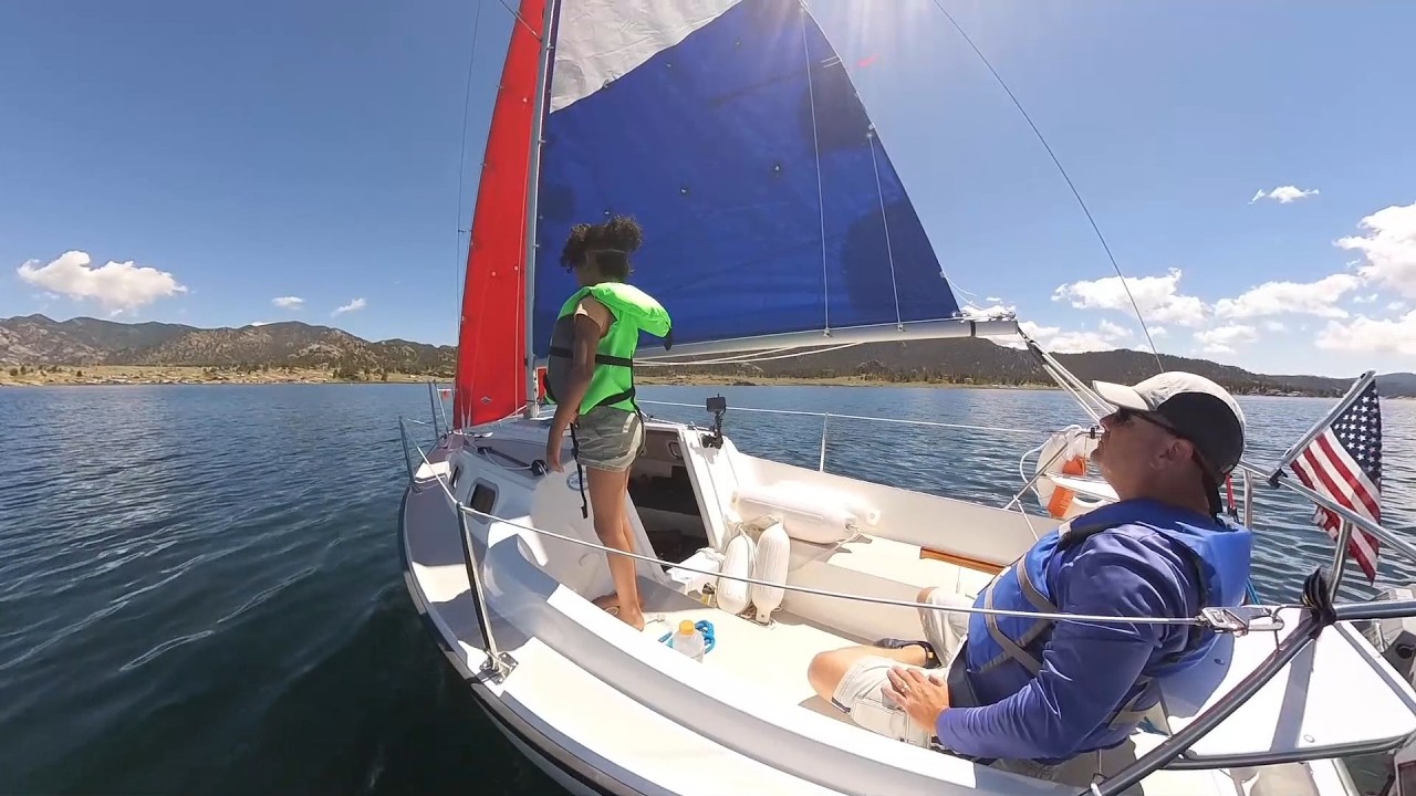 ⁣Sailing with my Daughter