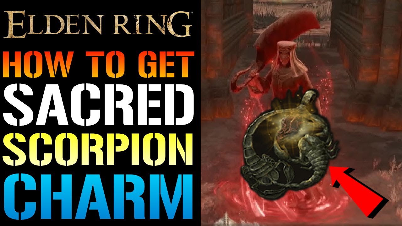 Elden Ring Sacred Scorpion Charm! How To increase Your "Holy Damage