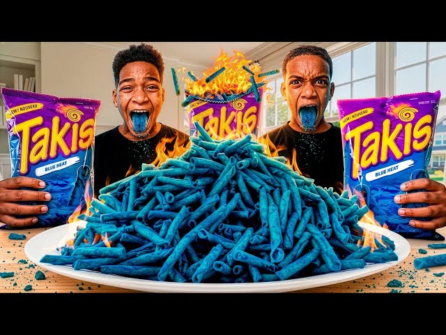LAST TO STOP EATING SPICY TAKIS WINS!