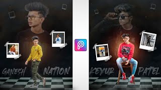 New DuaL Frame Photo Editing || How to Change Background In PicsArt screenshot 4
