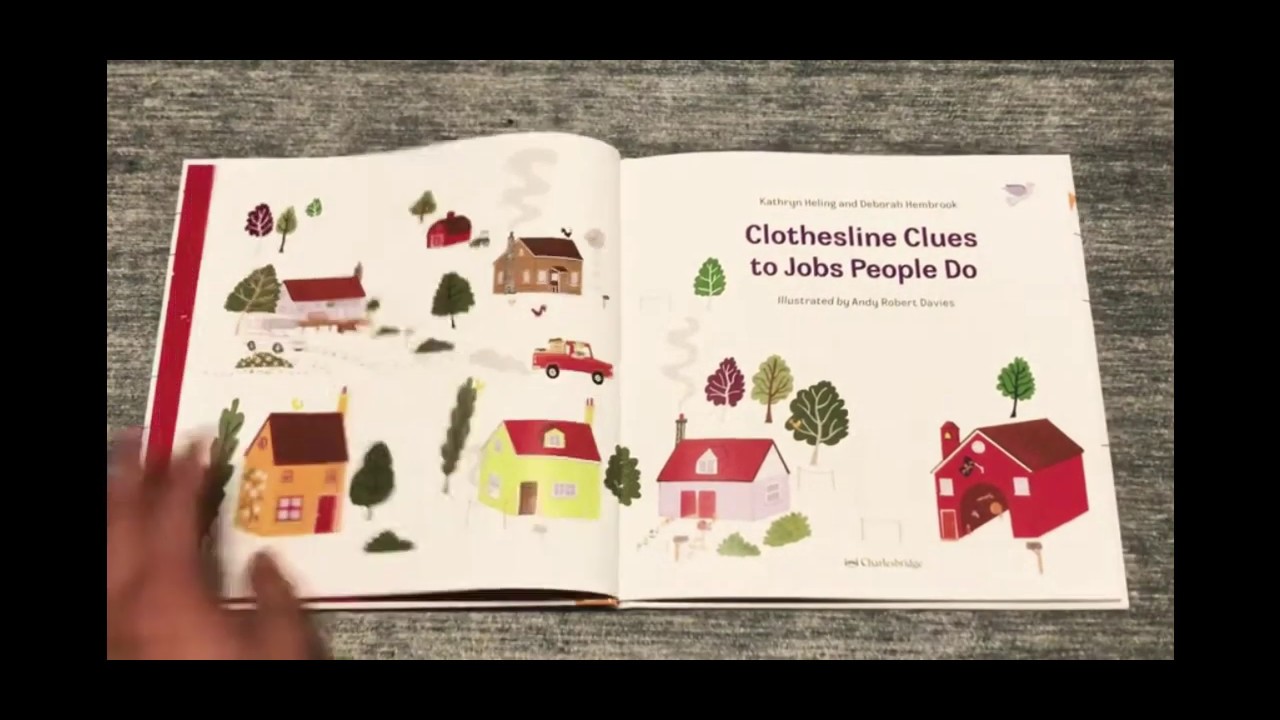 Clothesline Clues to Jobs People Do / Read Aloud YouTube YouTube