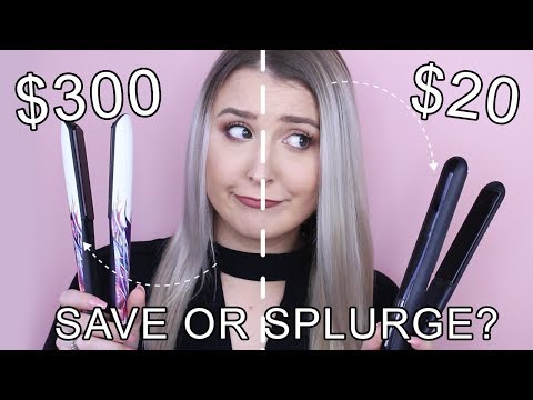 $20 vs $300 Hair Straightener | GHD Platinum Styler