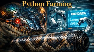 Famous AI Technology Exposed: The Real Python Farming Process for meat and skin(Full process). Wealth