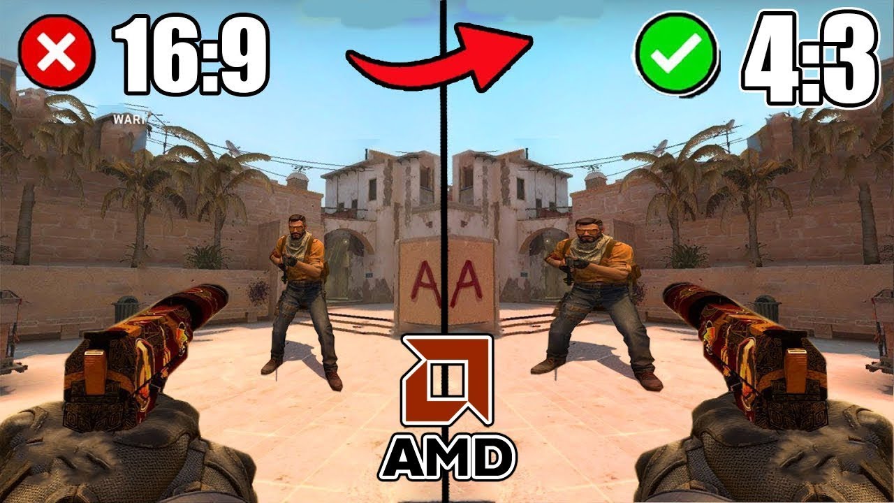 how-to-play-csgo-in-4-3-stretched-resolution-amd-radeon-2025-youtube