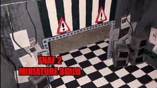 Fnaf 2 Office Recreated Into a Miniature Set without a 3D printer