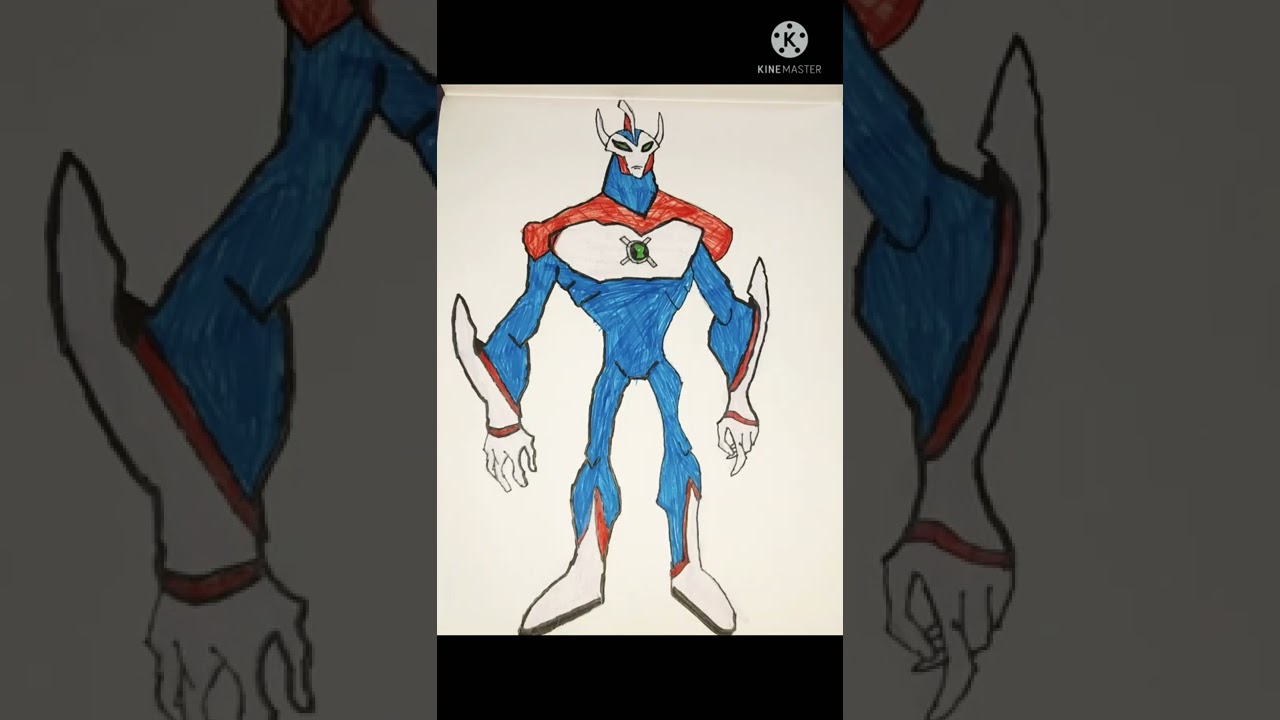 ben 10 way big drawing