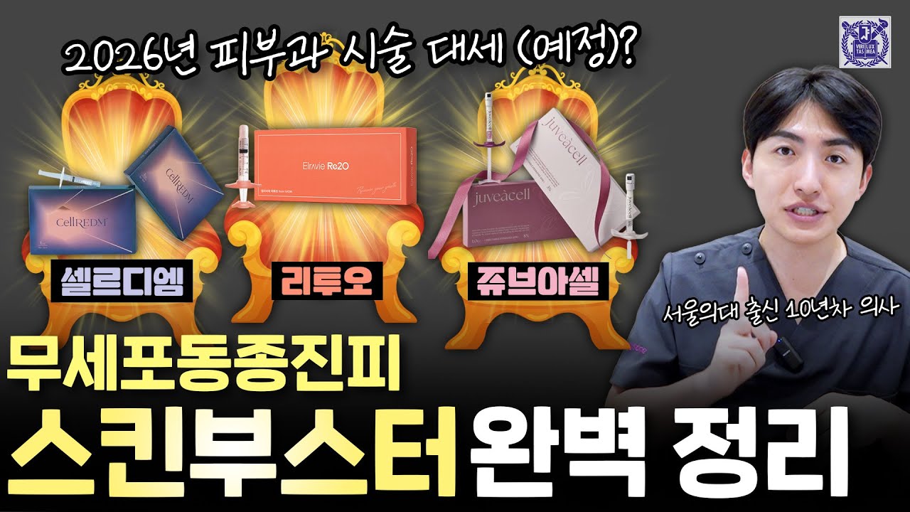 요즘 핫한 시술 무세포 동종진피 스킨부스터 완벽 정리｜리투오 vs 셀르디엠 vs 쥬브아셀