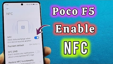 Where to find NFC Settings for Poco F5 Hyper OS phone