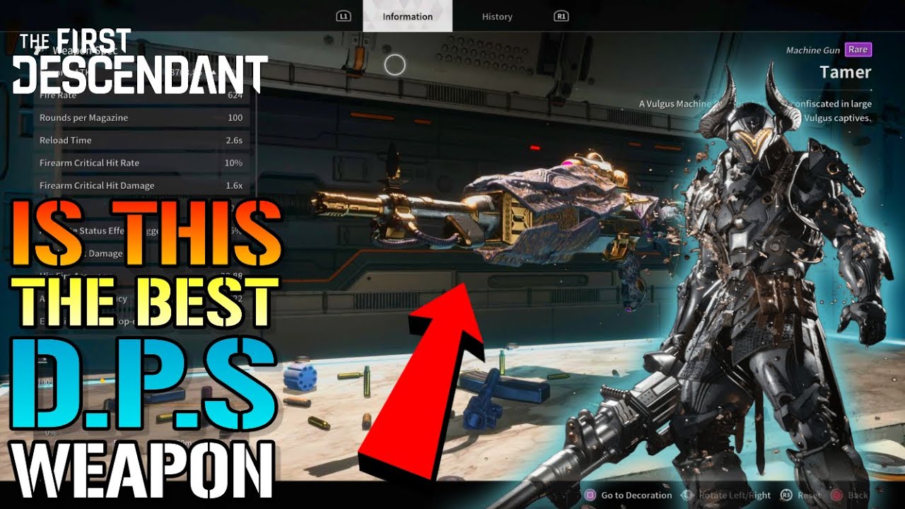 The First Descendant: The "Tamer" Is OP! Is This The BEST DPS Weapon In ...