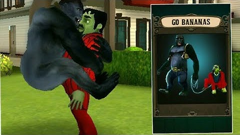 SCARY STRANGER 3D level 2 go bananas