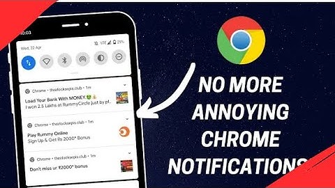 How To Disable/Remove Google Chrome Notifications (Android)