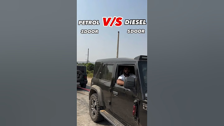 THAR 3 DOOR VS THAR ROXX DIESEL 5 DOOR TOUCHAN POWER DEKHO 😱