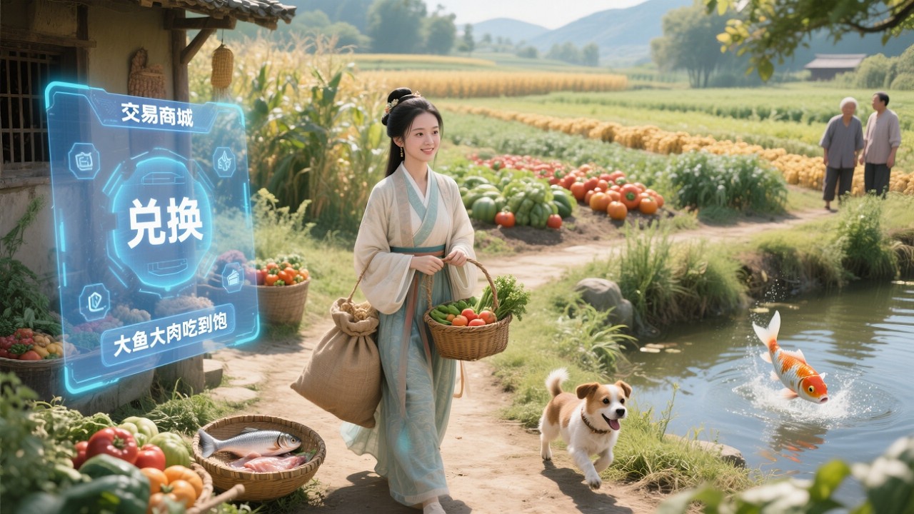 Transmigrated and reborn as a peasant girl? Farming, stockpiling grain, andgetting rich!#drama #farm