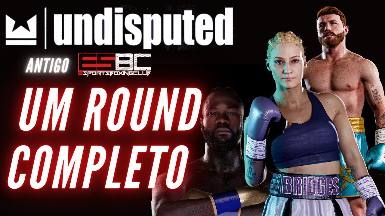 Undisputed Antigo eSports Boxing Club. Gameplay de Round completo